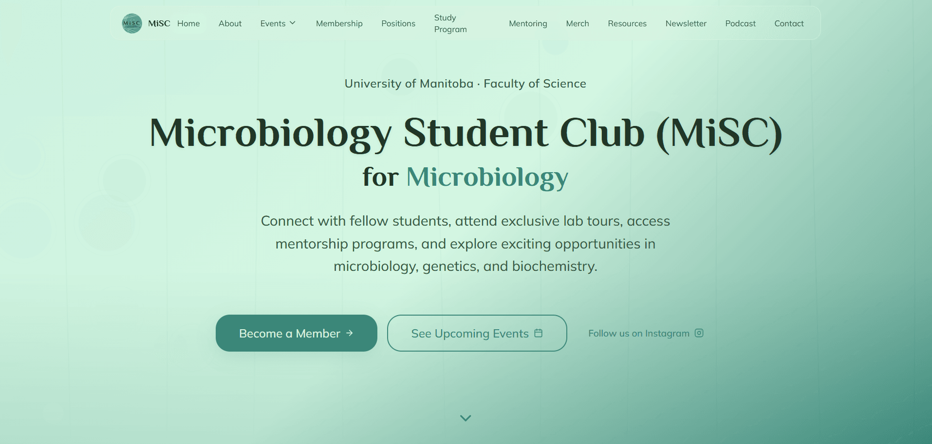 MiSC Website website preview